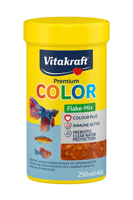 Vitakraft Fish Food Premium Color Flake Mix – 250 ml