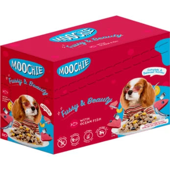 MOOCHIE DOG FOOD WITH OCEAN FISH — 12x120g