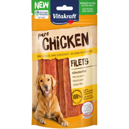 Vitakraft Dog Treat Filets Chicken 80g