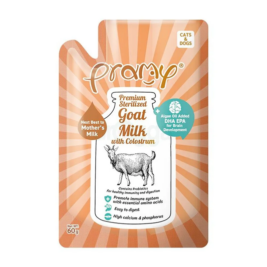 Pramy Premium Goat Milk with Colostrum & Algae Oil 60g