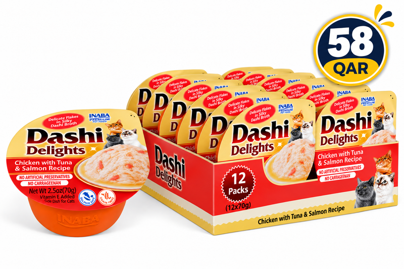 Dashi Delights Chicken with Tuna & Salmon Recipe — (12x70g)