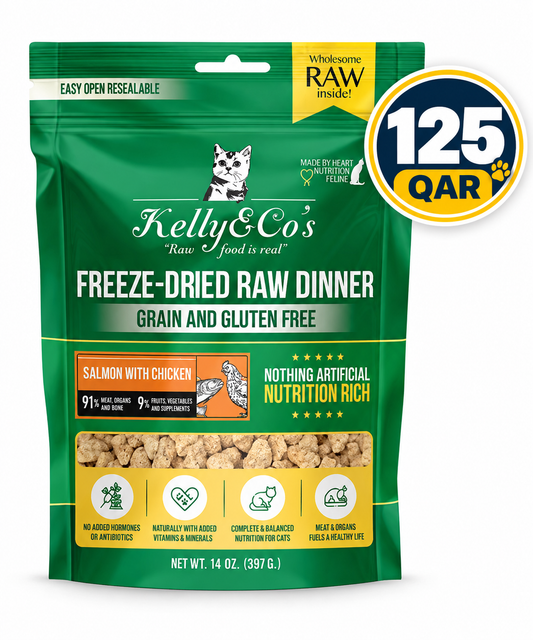 KELLY & CO'S FD RD Salmon with Chicken Cat 397g.
