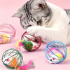 Feather Tail Mouse Teaser Ball