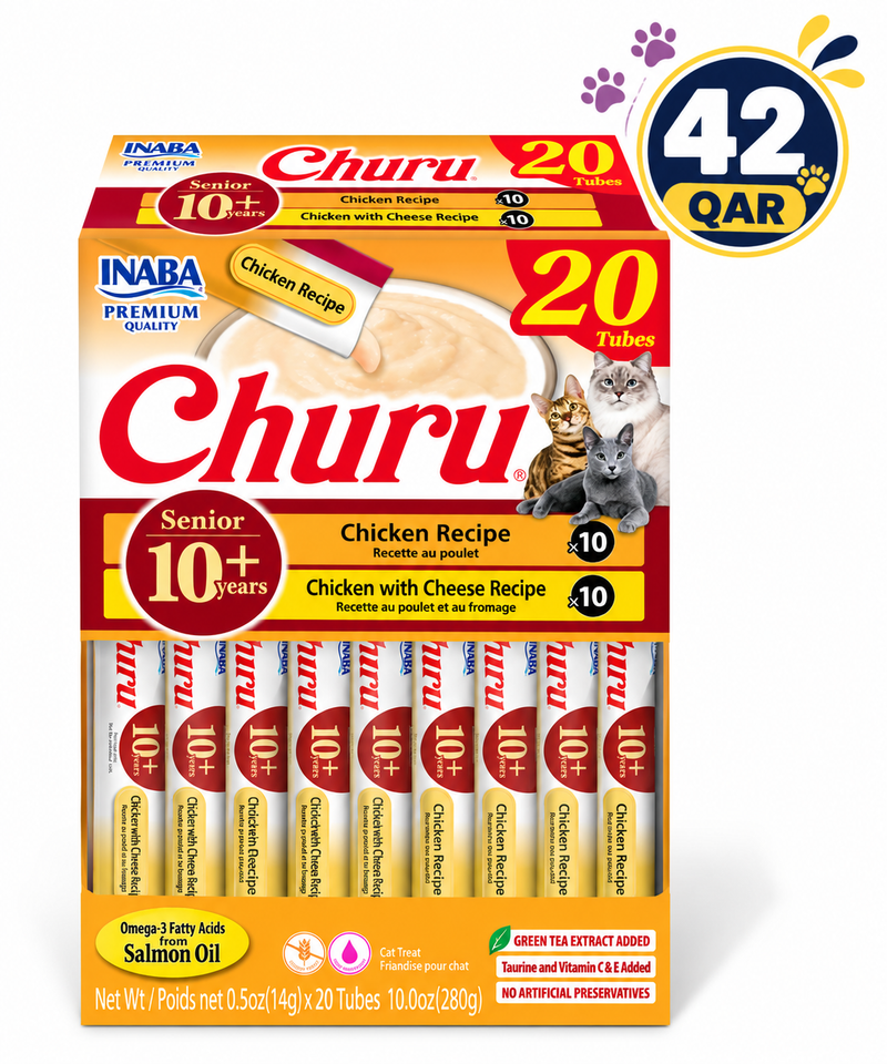 Churu Chicken Recipe & Chicken with Cheese Recipe 14gx20 tubes