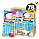 Churu Skin & Coat Tuna with Scallop Recipe 4 Tubes 56g — 4x12