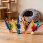 Cat Feather Bouncing Ball