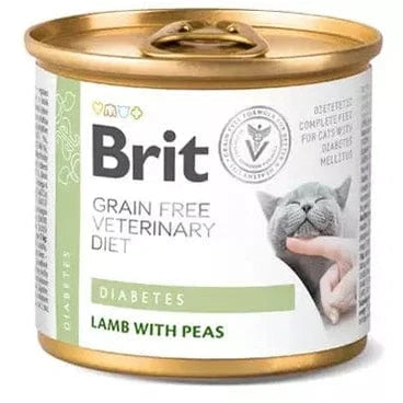 Brit GF Veterinary Diet Cat Cans Diabetes 200g