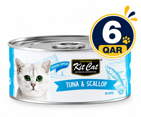 Kit Cat Deboned Tuna & Scallop Toppers 24 Can