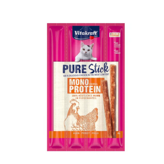 Vitakraft Cat Treat Pure Stick Chicken 5g – 4pcs