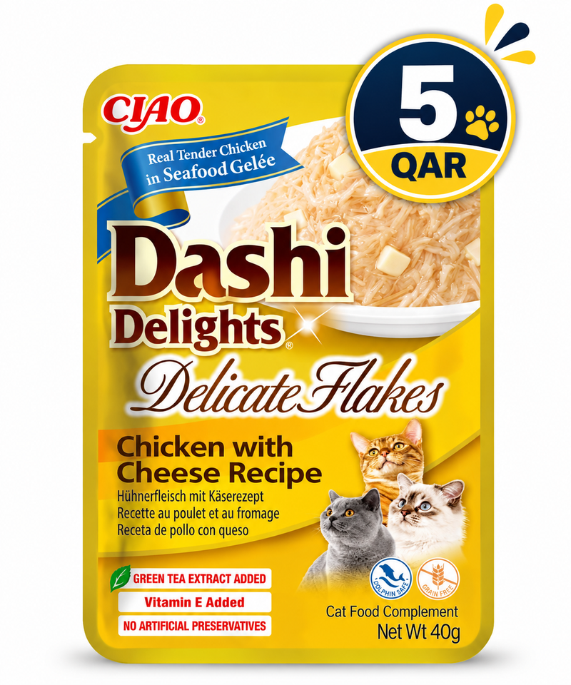 Dashi Delights Delicate Flakes Chicken with Cheese Recipe 40g