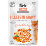 Brit Care Cat Fillets in Gravy Choice Chicken 24x85g