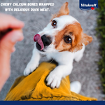 Vitakraft Dog Treat Bonas Calcium Bones with Duck 80g