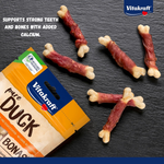 Vitakraft Dog Treat Bonas Calcium Bones with Duck 80g