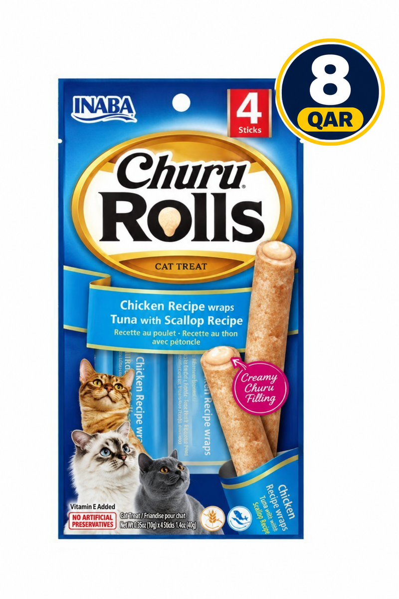 CHURU ROLLS chicken recipe wraps tuna with scallop recipe 4 sticks 40g