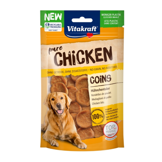 Vitakraft Dog Treat Coins Chicken 80g