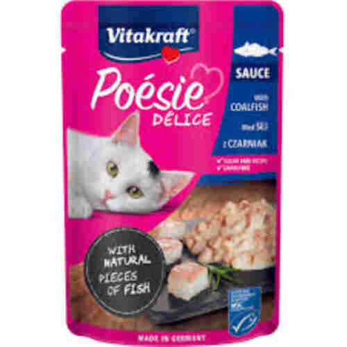 VITAKRAFT CAT WET FOOD POESIE DELICE CODISH 85G