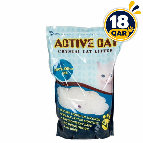 ACTIVE CAT CRYSTAL CAT LITTER (Natural)