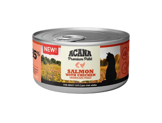 ACANA Pate Salmon and Chicken Adult Cat Wet Food 85 g  - Premium