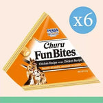 Churu Fun Bites Chicken Recipe wraps Chicken 22gx6 Pouches  (EX)
