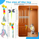 Random Hanging Cat Teaser Cat Toy – 1 Piece