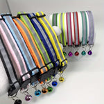 Adjustable Reflective Cat Collar with Bell – Random Color (1 Piece)
