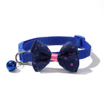 Pet Collar with Bell - Polka Dot Bow