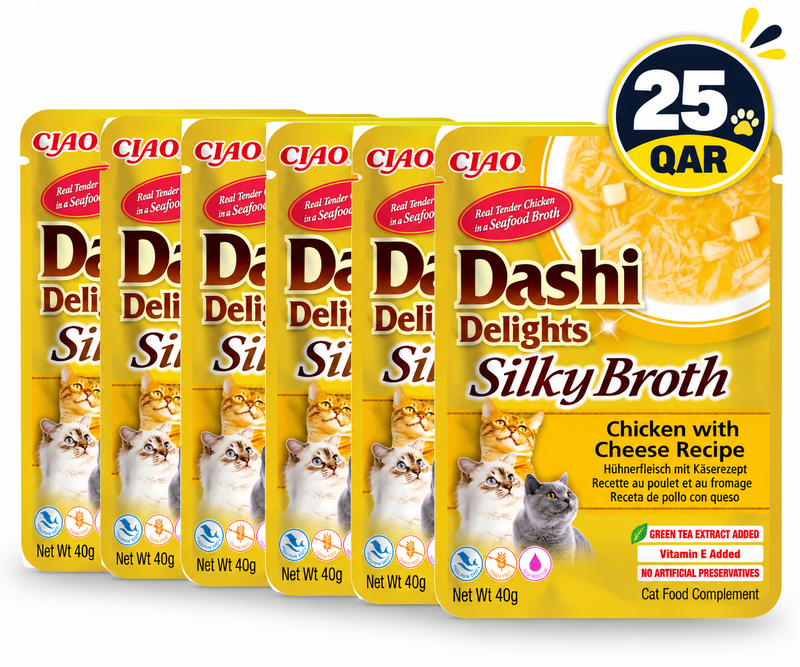 Dashi Delights Silky Broth Chicken with Cheese Recipe 40gx6 pouches