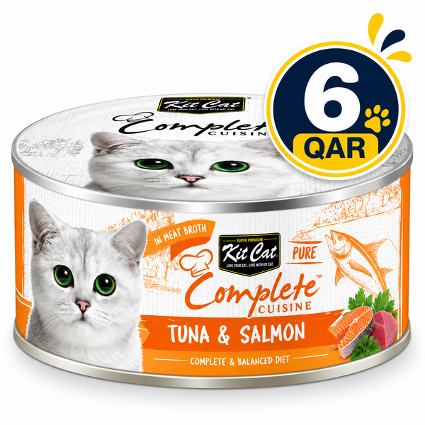 Kit Cat Complete Cuisine -tuna & Salmon 70g  Can