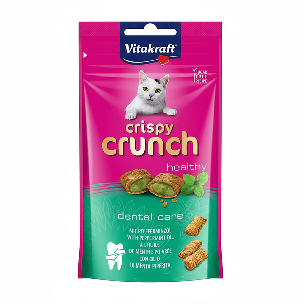 Vitakraft Cat Treat Crispy Crunch Dental Cat 60g