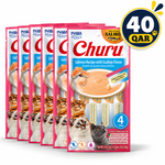 Churu Salmon Recipe with Scallop Flavors 14 g x 4 tubes x6 packs