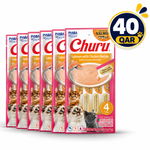 Churu Salmon with Chicken Recipe 14 g x 4 tubes x 6 packs