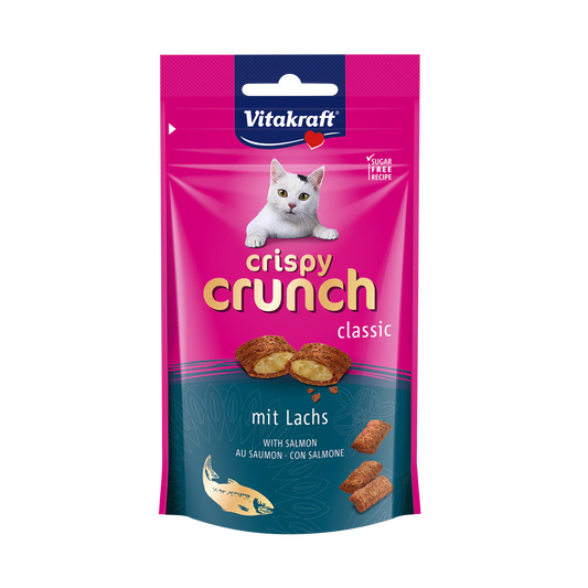 Vitakraft Cat Treat Crispy Crunch Salmon 60g