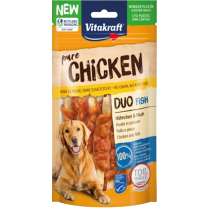Vitakraft Dog Treat Duo Chicken &amp; Fish 80g