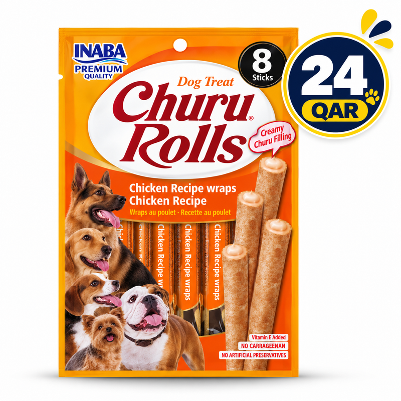 Churu Rolls for Dog Chicken Recipe wraps Chicken Recipe