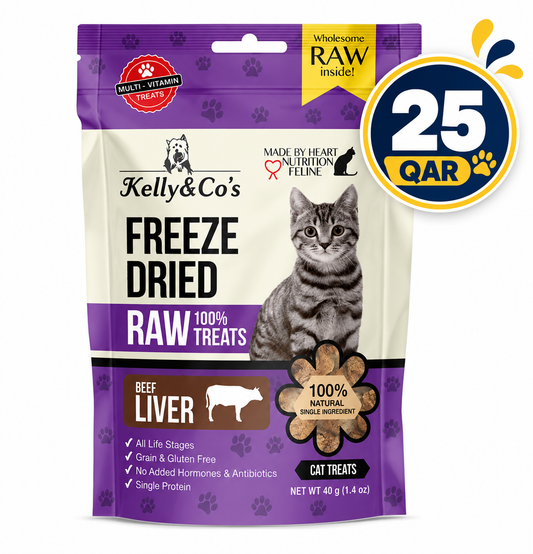 KELLY & CO'S Freeze-dried Beef Liver Cat 40g