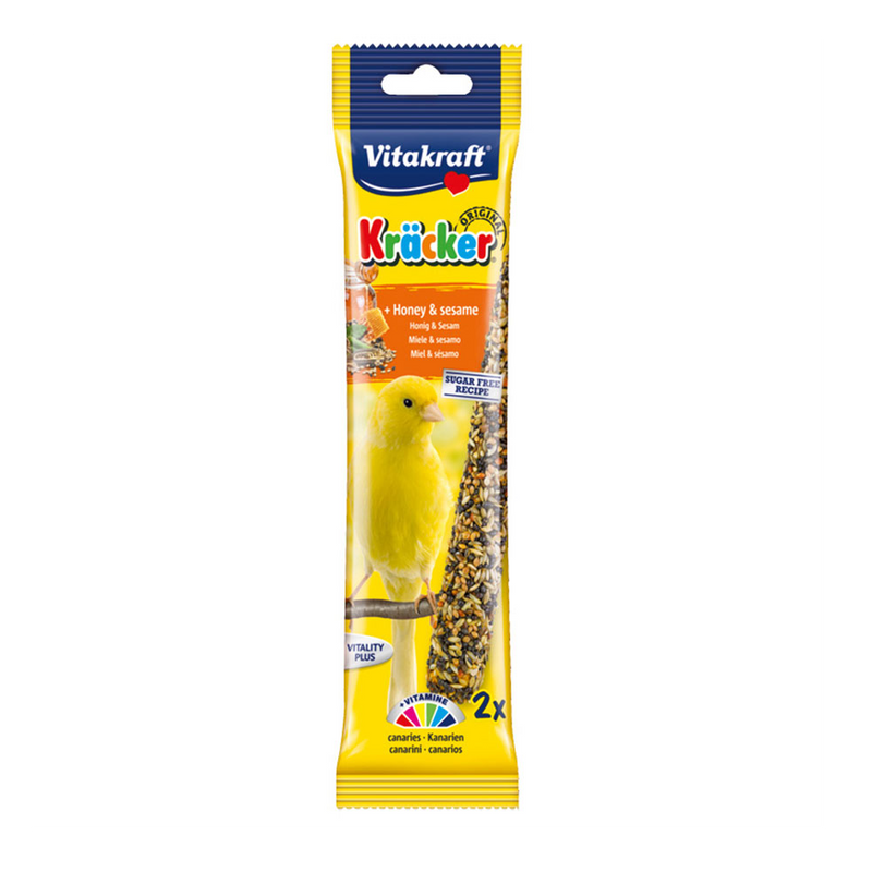 Vitakraft Canary Cracker Multi-Vitamin Bird Treat – 2 Sticks, 60 g