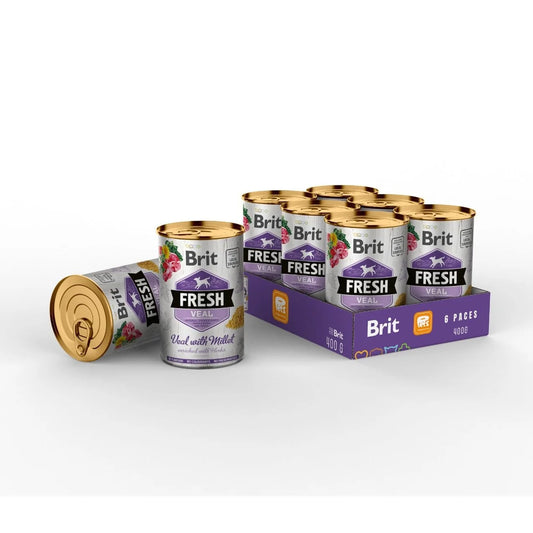 Brit Fresh Veal with Millet 6x400g
