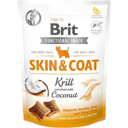 Brit Care Dog Functional Snack Skin&Coat Krill 150 g