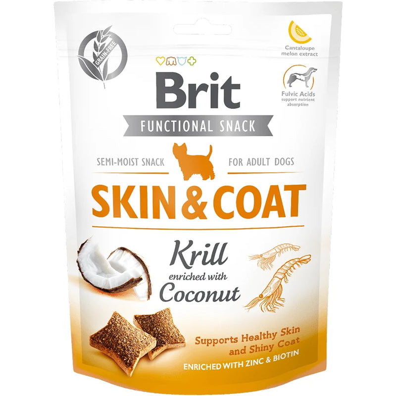 Brit Care Dog Functional Snack Skin&Coat Krill 150 g