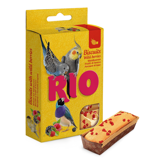 RIO Biscuits for all birds with wild berries, 5x7g