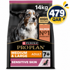 PRO PLAN AGE DEFENCE MEDIUM AND LARGE SENIOR7+, 14KG Salmon