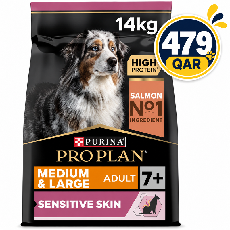 PRO PLAN AGE DEFENCE MEDIUM AND LARGE SENIOR7+, 14KG Salmon