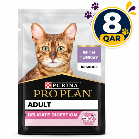 Purina Pro Plan Delicate Digestion Adult Wet Cat Food, Turkey in Gravy, MP 85g
