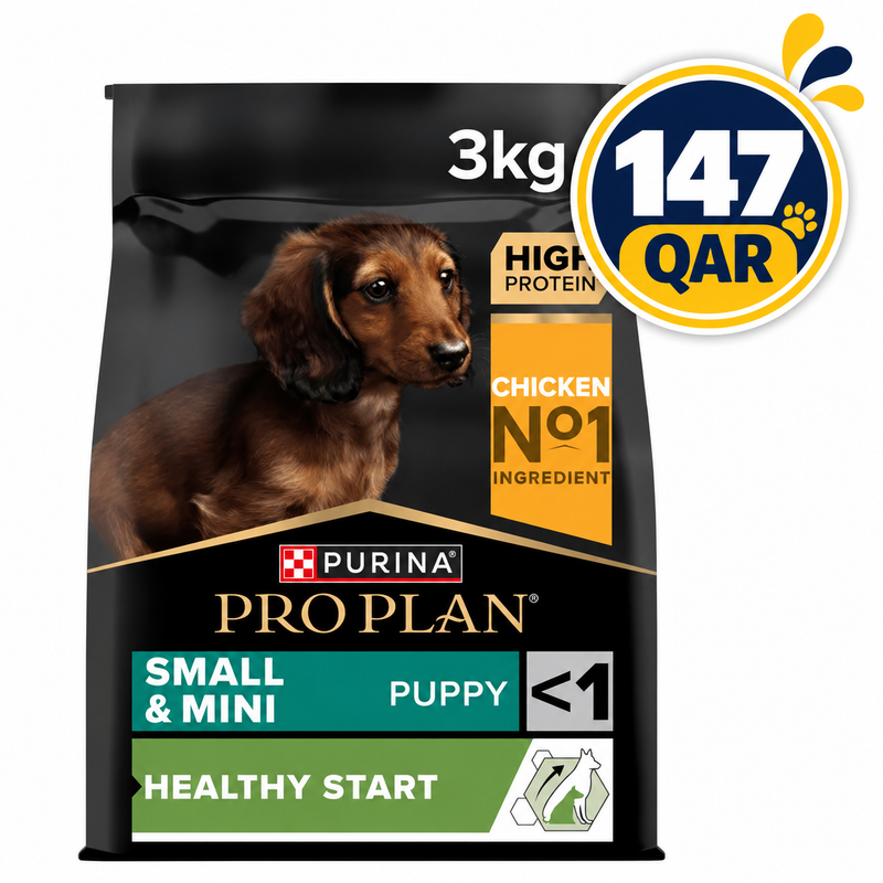 Purina Pro Plan Healthy Start Small and Mini Puppy, Dry Dog food with Chicken, 3 kg