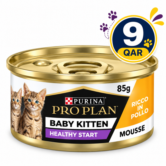 Purina Pro Plan Baby Kitten Mousse Healthy Start, Wet Cat Food, rich in Chicken, 85g