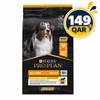 Purina Pro Plan Light Sterilised All Sizes Adult, Dry Dog food with Chicken, 3 kg