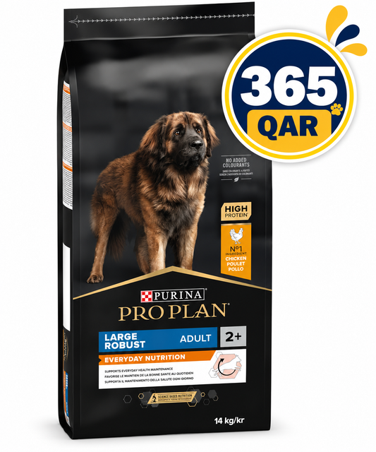 Purina Pro Plan Everyday Nutrition Large Robust Adult, Dry Dog food with Chicken, 14 kg
