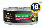Purina Pro Plan Adult Small Breed Beef and Green Beans Entree in Gravy Wet Dog Food, 156g Can