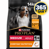 Purina Pro Plan Everyday Nutrition Medium Adult, Dry Dog food with Chicken, 14 kg