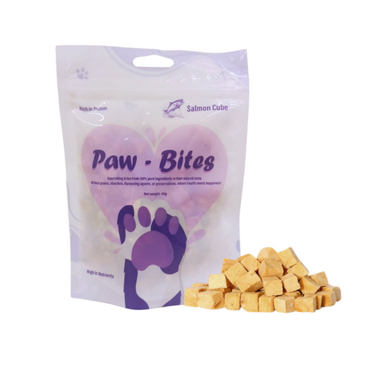 paw-bites Salmon cube 40g